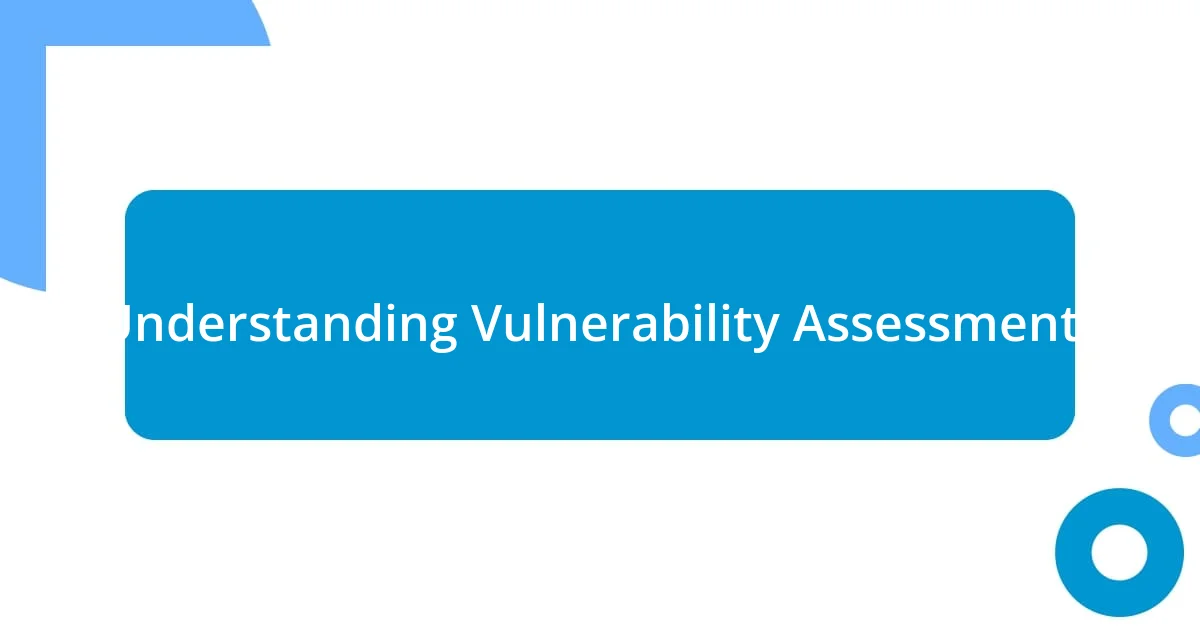 Understanding Vulnerability Assessments